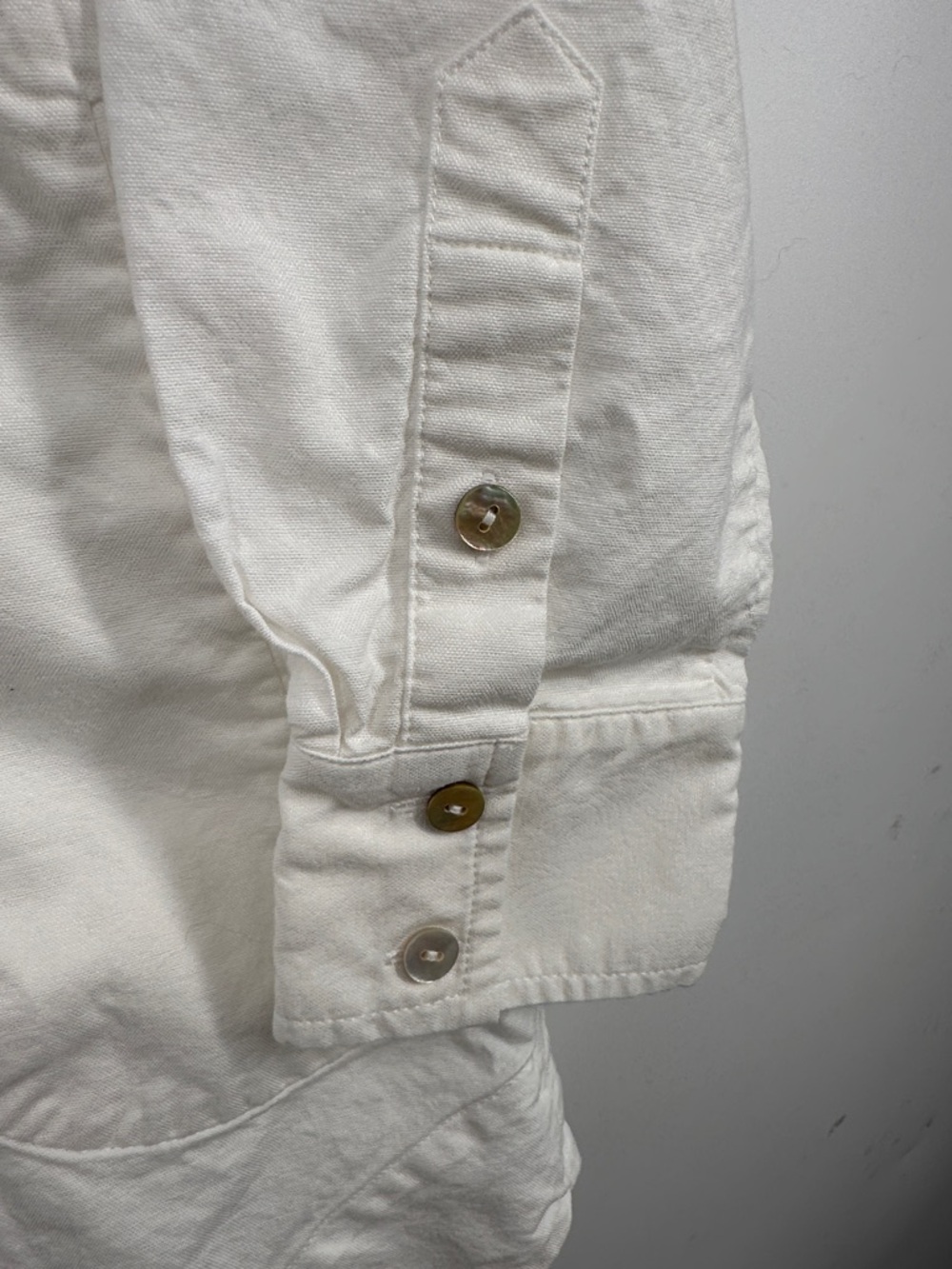 Soft Surroundings White Cotton Pullover Tunic Shirt - Picture 4 of 6